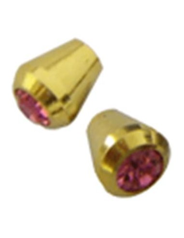 Cono con joya anodizado oro