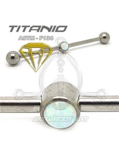 Barbel Industrial Titanio Rosca Interna ópalo