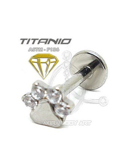 Labret titanio ROSCA INTERNA - HUELLA Labret titanio ROSCA INTERNA - HUELLA