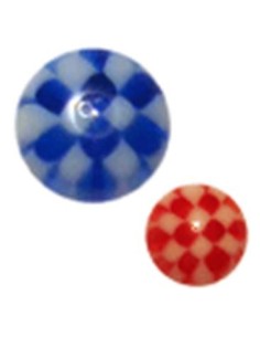 Bola cuadros mosaico