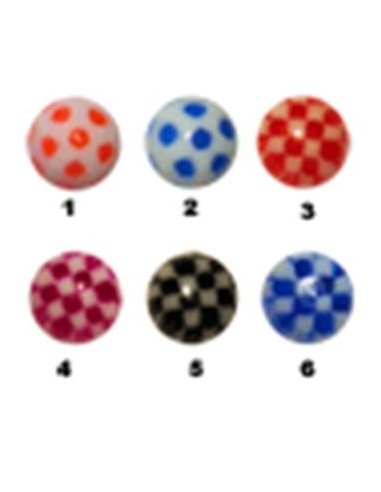 Bola cuadros mosaico