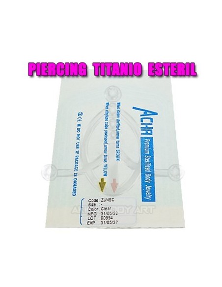 BCR Aro titanio con una bola (ESTÉRIL) BCR Aro titanio con una bola (ESTÉRIL)