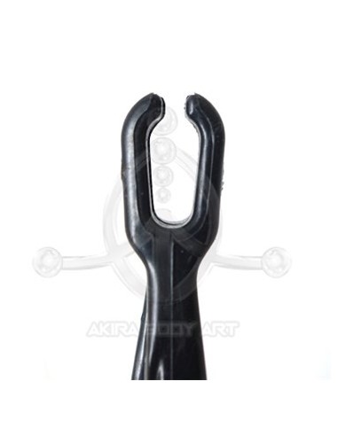 Pinza desechable redonda abierta (ESTÉRIL)