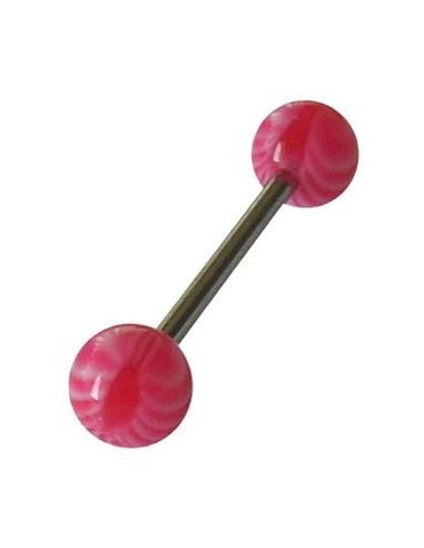 Barbel acero bolas poliéster