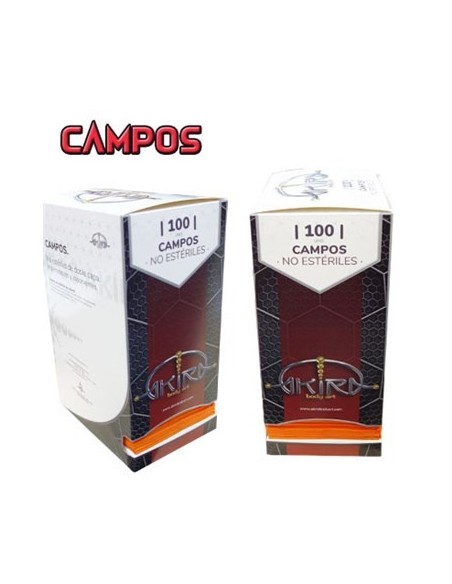 Campos no estériles de colores.