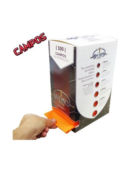 Campos no estériles de colores.