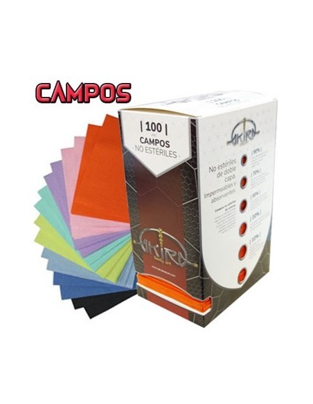 Campos no estériles de colores.