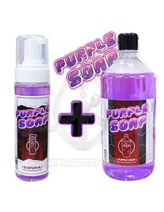 Kit PURPLE SOAP y PURPLE FOAM de AKIRA