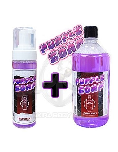Kit PURPLE SOAP y PURPLE FOAM de AKIRA