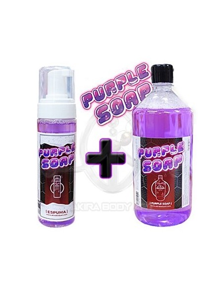 Kit PURPLE SOAP y PURPLE FOAM de AKIRA Kit PURPLE SOAP y PURPLE FOAM de AKIRA