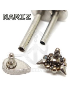 Labret Triangulo Pinchos (Rosca interna) 2
