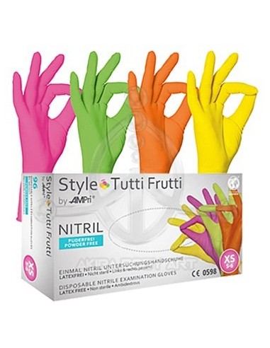 Guantes de Nitrilo TUTTI FRUTTI