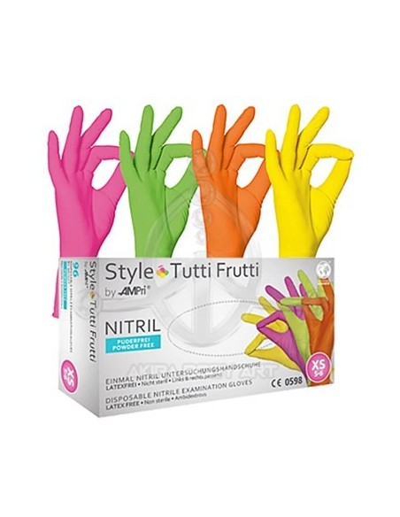 Guantes de Nitrilo TUTTI FRUTTI Guantes de Nitrilo TUTTI FRUTTI