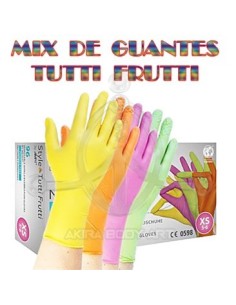 Guantes de Nitrilo TUTTI FRUTTI 2