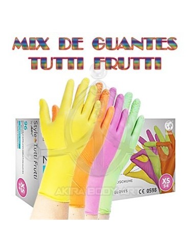 Guantes de Nitrilo TUTTI FRUTTI