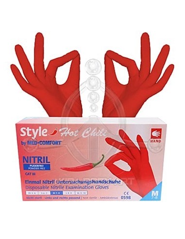 Guantes de Nitrilo HOT CHILI