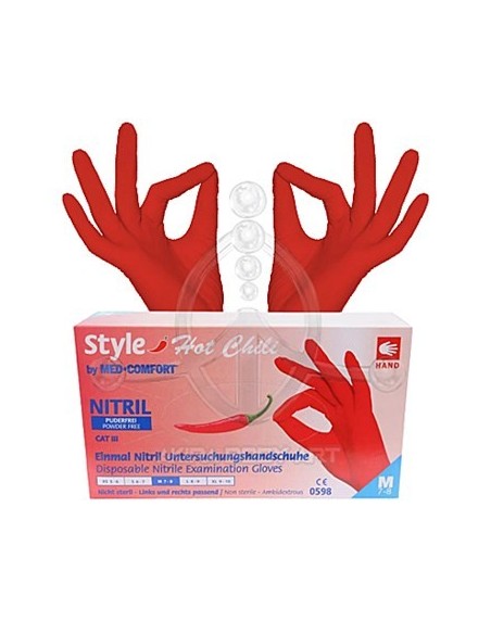 Guantes de Nitrilo HOT CHILI Guantes de Nitrilo HOT CHILI