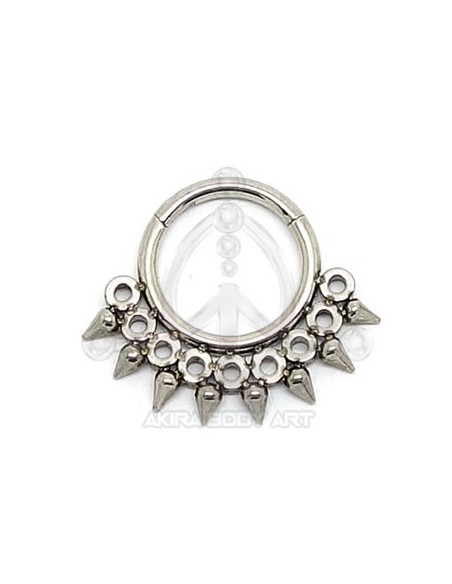 Aro Segmentado pinchos con joyas