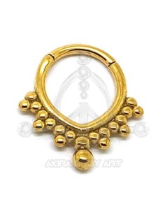 Aro Segmentado bolas - DORADO