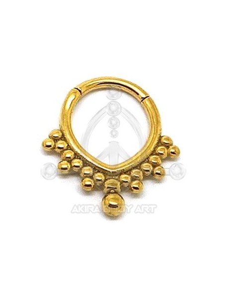 Aro Segmentado bolas - DORADO