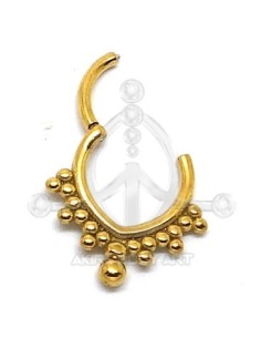 Aro Segmentado bolas - DORADO 2