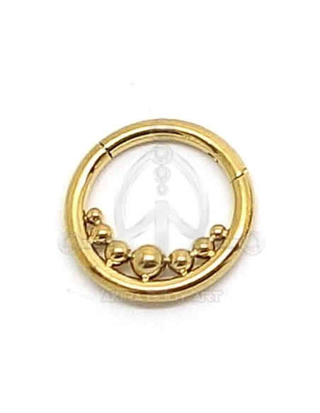 Aro Segmentado bolas interior - DORADO