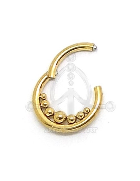 Aro Segmentado bolas interior - DORADO