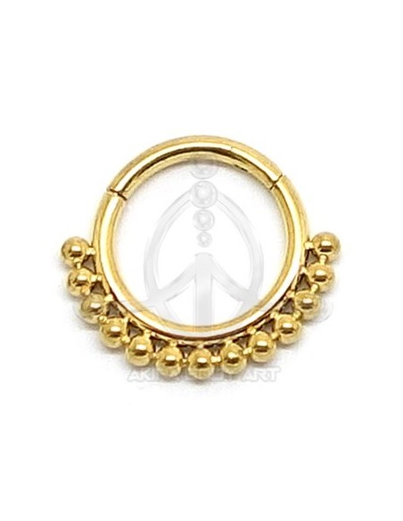 Aro Segmentado bolas - DORADO