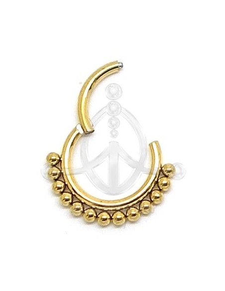 Aro Segmentado bolas - DORADO