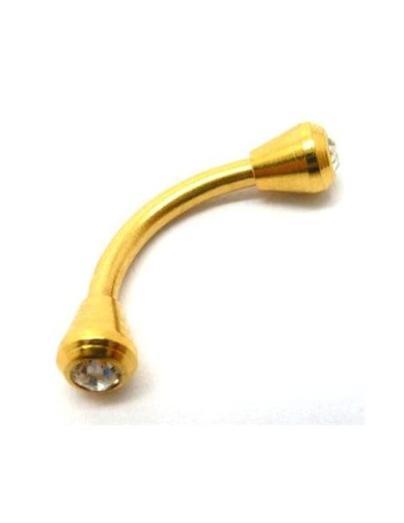 Minibanana cono joya anodizado oro Minibanana cono joya anodizado oro