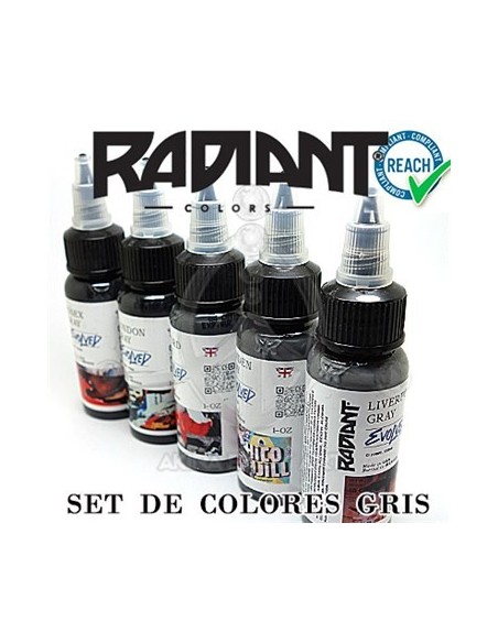Set de Tinta Radiant GRIS Set de Tinta Radiant GRIS