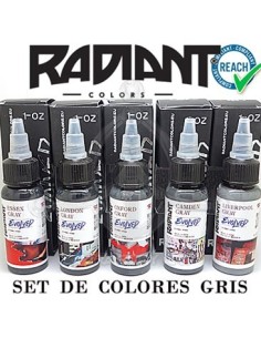 Set de Tinta Radiant GRIS 2