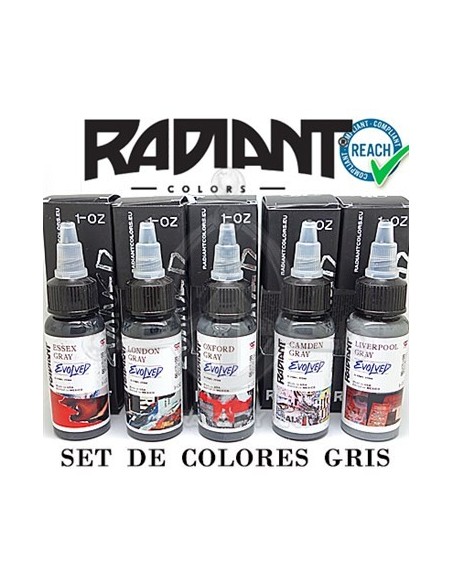Set de Tinta Radiant GRIS Set de Tinta Radiant GRIS