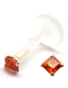 Labret bio-plast joya cuadrada