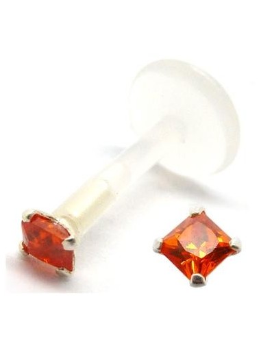 Labret bio-plast joya cuadrada