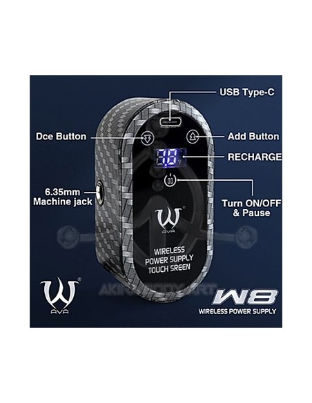 Fuente de alimentación inalámbrica W8 Fuente de alimentación inalámbrica W8
