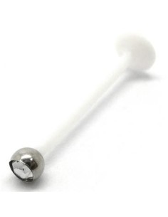 Labret Bio-plast largo  bola joya