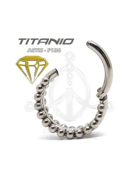 Aro segm. bolas exteriores 1,2 x 8mm