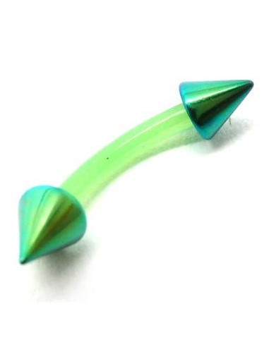 Minibanana bio-plast con pinchos titanio