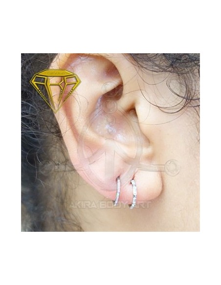 Aro segmentado 5 joyas