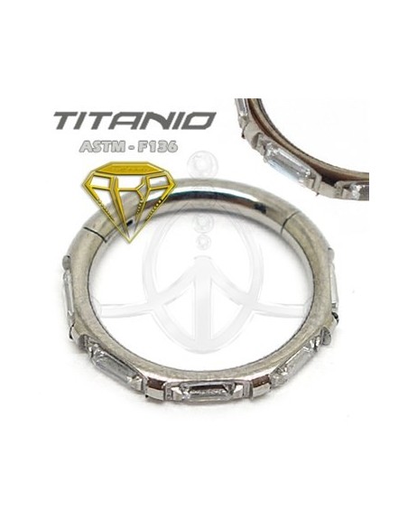 Aro segmentado 5 joyas