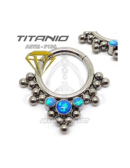 Aro segm. étnico – Bolas y Ópalos Aro segm. étnico – Bolas y Ópalos