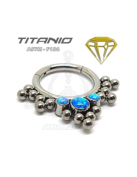 Aro segm. étnico – Bolas y Ópalos Aro segm. étnico – Bolas y Ópalos