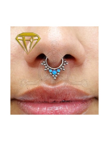 Aro segm. étnico – Bolas y Ópalos Aro segm. étnico – Bolas y Ópalos