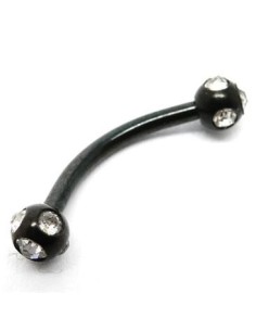Minibanana 5 joyas Acero Negro