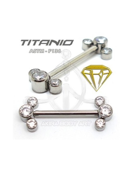 Pezonera Titanio Joyas