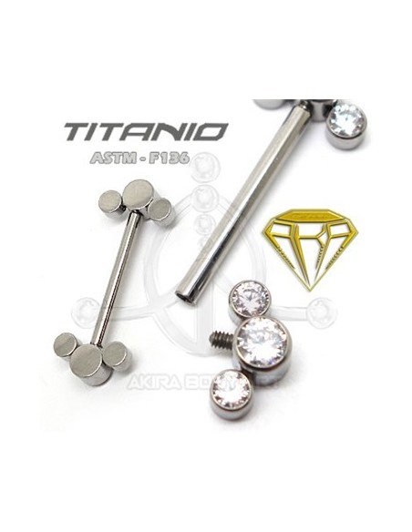 Pezonera Titanio Joyas