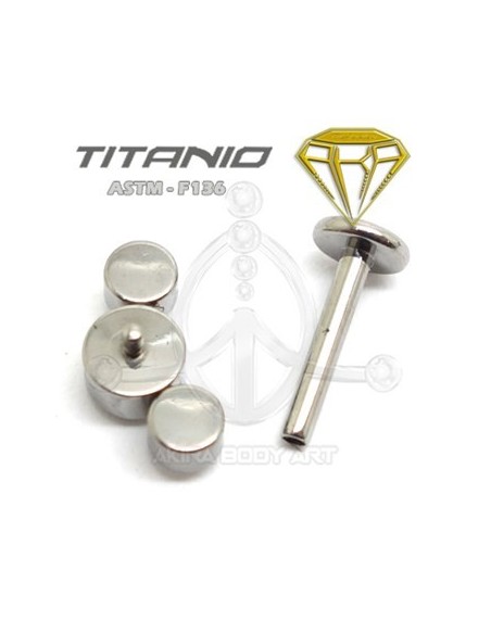 Labret Titanio 3 joyas Labret Titanio 3 joyas