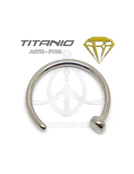 Aro de fácil inserción - Titanio Aro de fácil inserción - Titanio