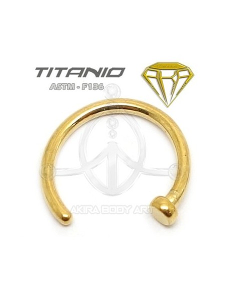 Aro de fácil inserción – Titanio ORO Aro de fácil inserción – Titanio ORO